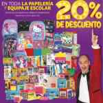 Promoción Julio Regalado 2019: 20% de Descuento en TODA LA PAPELERÍA del 2 al 8 de Agosto 2019