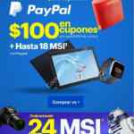 Promoción Best Buy Paypal de $100 en cupones por cada $1,000 de compra + 18 MSI en tienda en línea