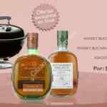 En Bodegas Alianza asador Gratis en la compra de un 2 pack de whisky Buchanans