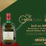 Oferta Flash Bodegas Alianza: 3x2 en whisky Buchanans y Johnnie Walker Red Label de 7pm a 9pm