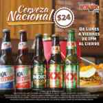En Burger Bar Joint cerveza nacional a $24 de lunes a viernes a partir de la 1:00 PM