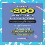 Promoción C&A Back to School: $200 de descuento en compras a partir de $1,200 pagando con Citibanamex y tarjeta C&A Bradescard