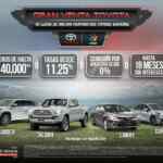 Promoción Gran Venta Toyota 2019: Bonos de hasta $40,000 ó tasas desde 11.25% ó comisión por apertura de 0% ó 18 msi