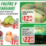 Ofertas HEB 7 Días de frutas y verduras del 27 de agosto al 2 de septiembre