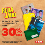 Ofertas HEB Regreso a Clases 2019: 30% de descuento en mochilas, cuadernos y más