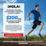 Cupón Innovasport de $200 de descuento al responder una encuesta