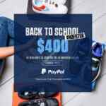 Código Innvictus Back to School 2019 de $400 de descuento pagando con Paypal