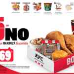 Promoción KFC Box 5 en 1: comidas + bebida + postre por $69 pesos