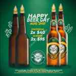 Promoción McCarthy's Día de la Cerveza 2019: 2 cervezas nacionales a $40 y McBeer a 2x$95