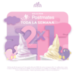 2x1 en Moyo Frozen Yogurt al pedir por Postmates esta semana