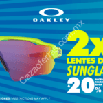 Promoción Oakley de 2x1 en lentes de sol y 20% de descuento en accesorios