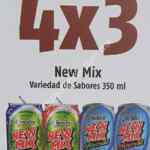 En Oxxo 4x3 en bebidas New Mix