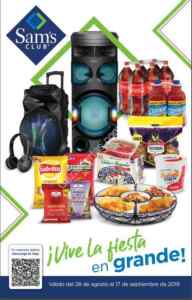 Ofertas Cuponera Sams Club del 28 de agosto al 17 de septiembre 2019