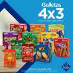En Sams Club 4x3 en galletas Gamesa, Marinela, etc.
