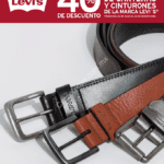En Sears hasta 40% de descuento en carteras y cinturones de la marca Levi's