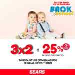 En Sears 3x2 en ropa exterior e interior para niños, niñas y bebés