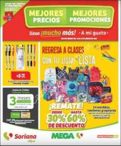 Folleto soriana MEGA del 16 al 22 de agosto 2019