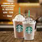 En Starbucks 2x1 en Frappuccinos de 4pm a 7pm al pedir por Rappi