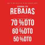 Cascada de rebajas Studio F: Hasta 70% de descuento en rebajas dependiendo las prendas que lleves