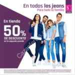 En Suburbia segundo par de jeans a mitad de precio
