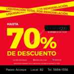 Liquidación por remodelación Vittorio Forti Paseo Acoxpa: Hasta 70% de descuento