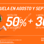 Promoción Viva Aerobus: Vuela en agosto y septiembre con hasta 50% de descuento y obtén hasta 30% en tu próximo vuelo