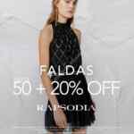 En Rapsodia hasta 50% de descuento + 20% adicional en faldas
