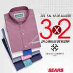 En Sears 3x2 en camisas Carlo Corinto