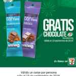 Cupón 7-Eleven Día del Chocolate 2019: chocolate 7-Select Gratis este 13 de septiembre