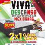 Ofertas Mexicanas Colchones Atlas: 2x1 en colchones seleccionados o box gratis