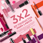 Promoción Bellísima de 3x2 en cosméticos para labios