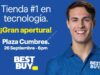 Promoción Best Buy Plaza Cumbres de $100 de descuento para los primeros 100 en llegar por inauguración