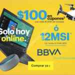 En Bestbuy $100 en cupones por cada $1,000 de compra + 12 MSI con tarjetas BBVA Bancomer