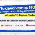 En Best Buy $100 en cupones por cada $1,000 de compra con tarjetas participantes
