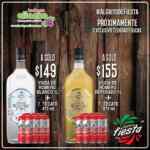 Paquetes Bodegas Alianza Fiestas Patrias de tequila 1 L + 7 cervezas Tecate por $149