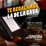 Promoción Cervecería de Barrio la Última y nos Vamos: bebida Gratis al pedir tu cuenta