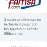 Promoción CitiBanamex 120 Horas en Línea: 2 meses de regalo en tus compras a meses sin intereses y más
