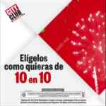 Promoción City Club 10x10 y 20% de descuento en vinos, licores y botanas el 13 y 16 de septiembre