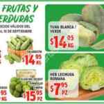 Ofertas HEB 7 Días de frutas y verduras del 10 al 16 de septiembre 2019