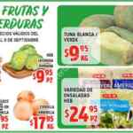 Ofertas HEB 7 Días de frutas y verduras del 3 al 9 de septiembre 2019