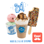 En helados Dolphy 2x1 en helados, paletas y Dolphyccinos al pedir por Rappi