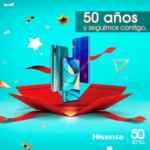 Promoción Hisense 50 Años 50 Días: celular U3 a $1,399