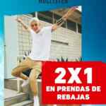 En Hollister 2x1 en prendas rebajadas