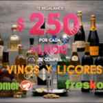 Promoción La Comer Fiestas Patrias: $250 de descuento por cada $1,000 de compra en vinos y licores