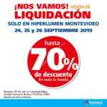 Liquidación Lumen Montevideo: Hasta 70% de descuento en toda la tienda