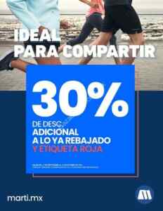 En Martí 30% de descuento adicional en productos marcados con etiqueta roja Imagen de la promo