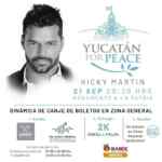 Boletos GRATIS para el concierto de Ricky Martin Yucatán for Peace a cambio de 2 kilos de frijol o arroz