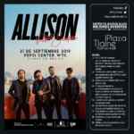 Boletos dobles gratis para el concierto de Allison con tus compras en Plaza Tlalne