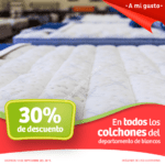 En Soriana 30% de descuento en todos los colchones este fin de semana