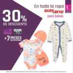 En Suburbia 30% de descuento en toda la ropa Baby Creysi